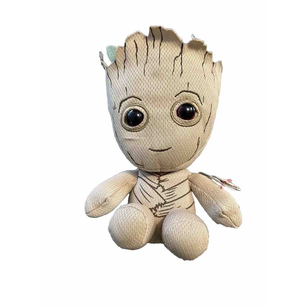 Ty  Beanie Baby GROOT NEW Soft Plushy Version Marvel Guardians of the Galaxy NWT